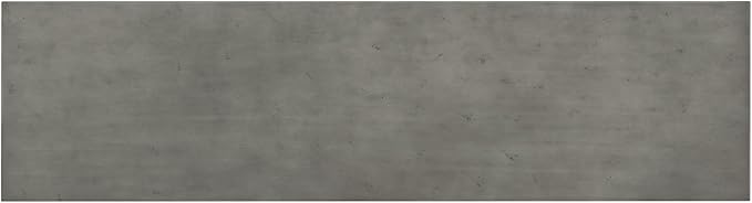 Knocbel Contemporary Console Table with Industrial-Inspired Concrete Wood Top, Minimalist Rectangular Entryway Table for Hallway Living Room Foyer Corridor, 59.1" W x 15.7" D x 31.7" H Gray