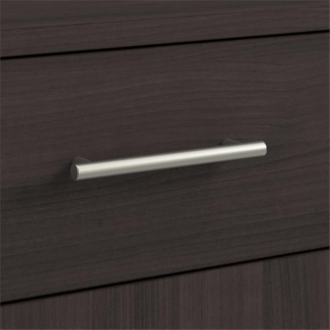 Bush Furniture Somerset 54W Office Desk with Drawer and Cabinet in Storm Gray, Computer Table with Storage for Home Office Workspace