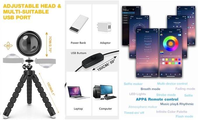 Sunset Lamp Projector Led Lights for Bedroom Night Light RGB Lights Sun Sunlight Sunrise Lamp 10w 360° Rotation Mood Lighting Home/Room Decor Christmas Gifts for Women,Triangle Multicolor