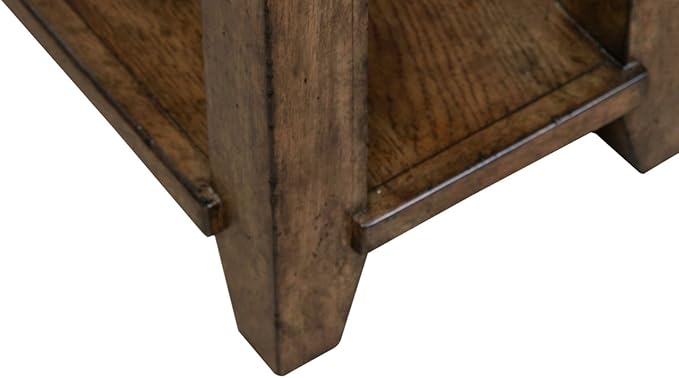 Liberty Furniture Carolina Park Console Table for Living Room - Amber Brown Oak