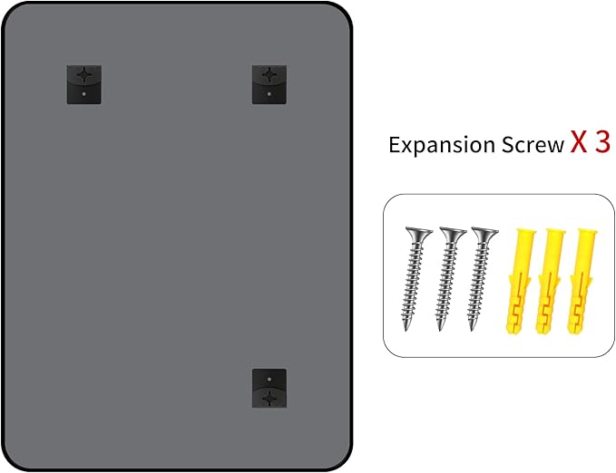 FORBATH 48x36 Inch Bathroom Mirror, Brushed Black Deep Frame Wall Mirror with Rounded Corners, Anti-Rust Tempered Glass for Modern Farmhouse Vanity (Horizontal/Vertical)