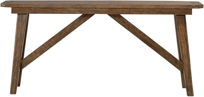 Liberty Furniture Carolina Park Sofa Table for Living Room - Amber Brown Oak
