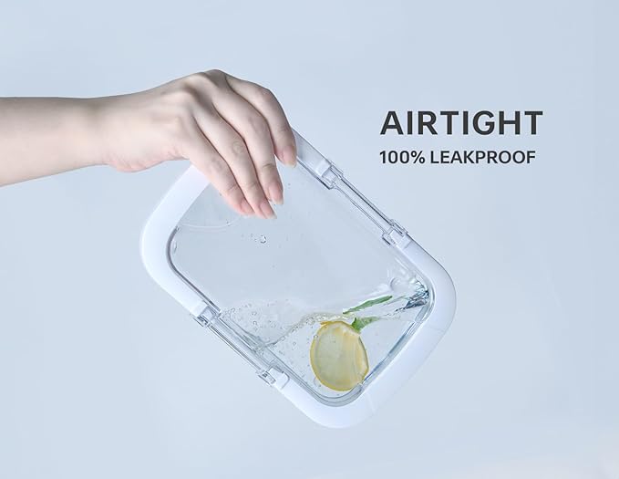 Felli Duo Loc Tritan Meal Prep Containers Microwave Safe BPA FREE, Leak Proof Lunchable Container for Leftovers Kitchen Fridge Freezer, Reusable Plastic On the Go Lunch Travel Box (Beginner 3pk)