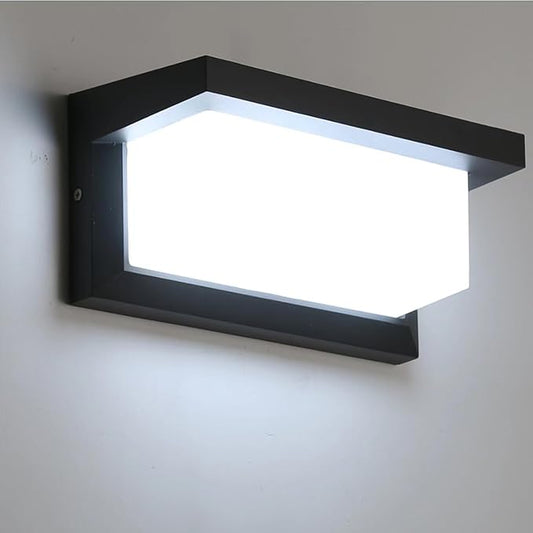 Wrasse Outdoor Wall Sconces Light 2000 Lumen 20W Wall Proch Lights 6500K Exterior Lighting fixtures120V Modern Mount Sconce Lamp for House Outside