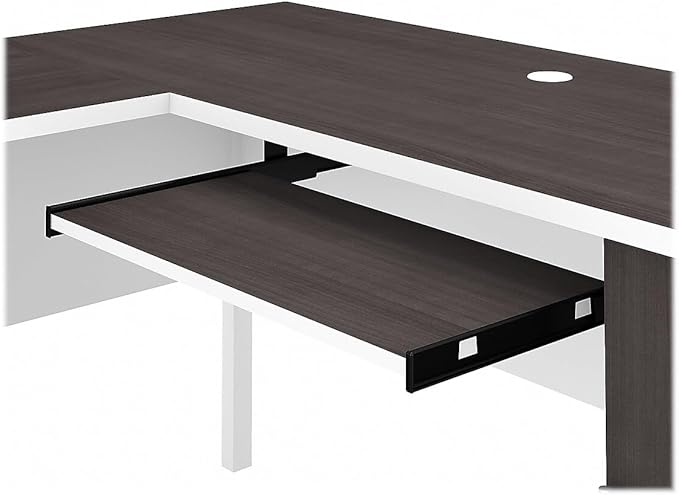 Bush Furniture File Drawer Accommodates Letter-Size documents While Box Drawer Stores Office Supplies and Utensils