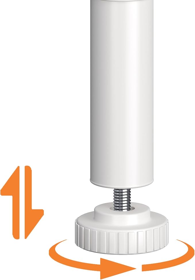 HOMEFORT 5-Shelving Unit, Adjustable Wire Shelving, Metal Wire Shelf Rack Organizer for Kitchen, Pantry, Closet, Bathroom, Laundry, White,21" W x 11" D x 53" H