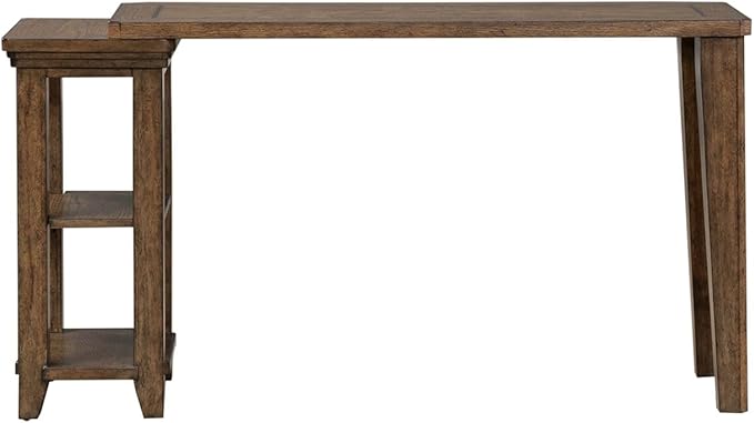 Liberty Furniture Carolina Park Console Table for Living Room - Amber Brown Oak