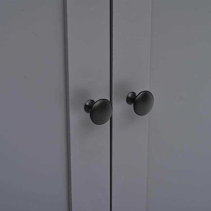 Merax 71.3" Tall Kitchen Storage Cabinet Pantry Wood Freestanding Large Cupboard with 2 Drawers,2 Adjustable Shelves,8 Door-Shelf for Dining Room,Grey