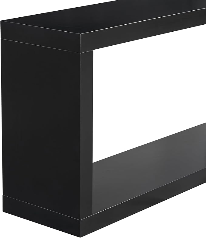 Modern Minimalist Entryway Console Table 59.6-Inch Long Entry Sofa Table with Living Room Entrance Hallway Furniture, Black
