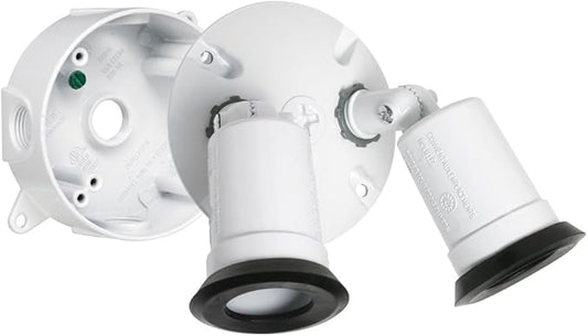 Hubbell-Bell LT233WH Traditional Outdoor Flood Light Kit, White