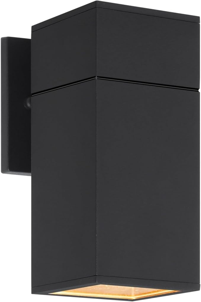 Outdoor Wall Light, Exterior Lighting - ETL Listed, Aluminum Anti-Rust Waterproof Wall Mount Rectangular Design – 1-Direction Up or Down Wall Sconce Light Fixture for Porch, Garage or Patio