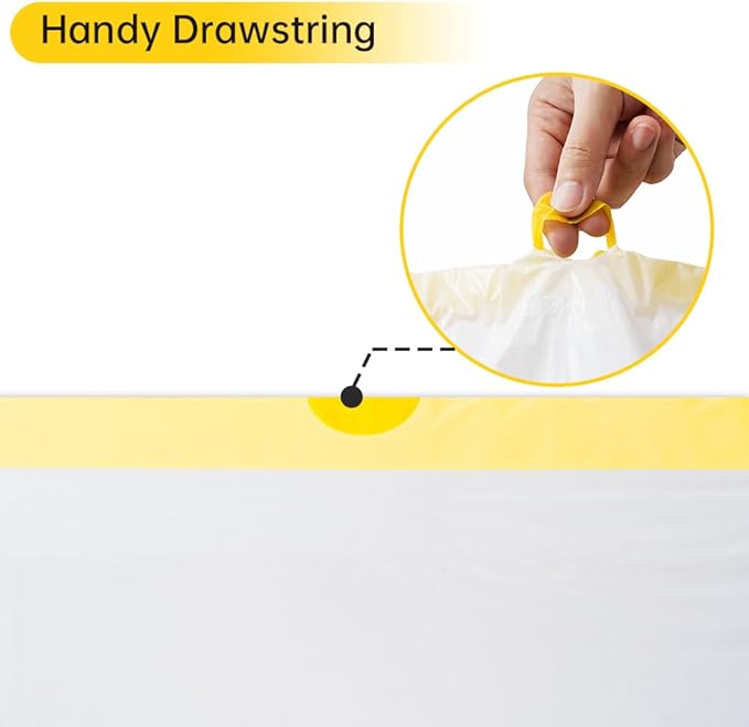 60 Count Self-Cleaning Litter Box Liners Compatible with Litter Robot 4/3, Leakproof & Odor-Control Design, 2x Thicker Material Than Standard Liners, Automatic Cat Litter Box Accessories