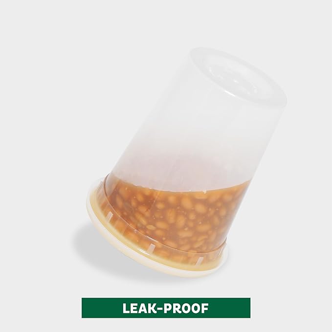 Freshware Food Storage Containers with Lids [8/16/32 oz x 20 each, 60 sets] Deli Containers, Microwave and Freezer Safe, Stackable, Leakproof, BPA Free, Clear