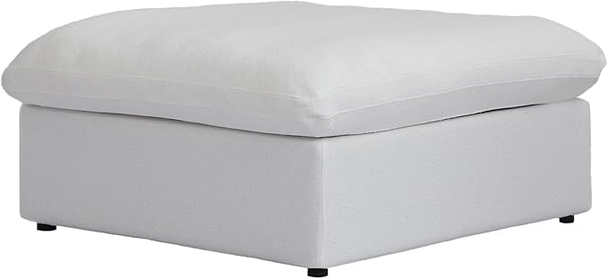 WJShome Ottoman, Modular Sectional Sofa,Down Filled Sofa Couch for Modern Living Room Sofa Sets for Office House-White