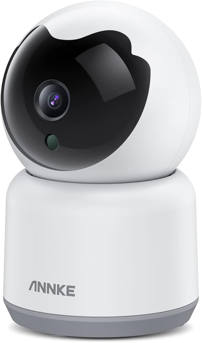 ANNKE 2K Pet Camera Indoor with Phone App, 360°Pan/Tilt WiFi Camera with Human Motion Detection, 2-Way Audio, Night Vision, Cloud/SD Storage, Baby Camera Monitor for Home Security, 2.4Ghz WiFi Only