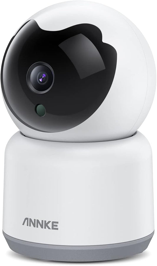 ANNKE 2K Pet Camera Indoor with Phone App, 360°Pan/Tilt WiFi Camera with Human Motion Detection, 2-Way Audio, Night Vision, Cloud/SD Storage, Baby Camera Monitor for Home Security, 2.4Ghz WiFi Only