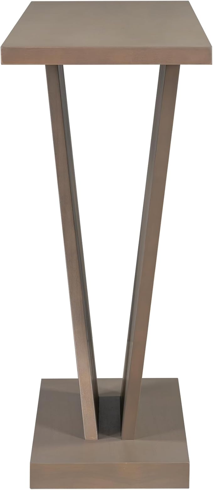 Modern Unique Console Table 59.8-Inch Long Entry Sofa Table Accent Furniture for Living Room Hallway Entryway, Taupe