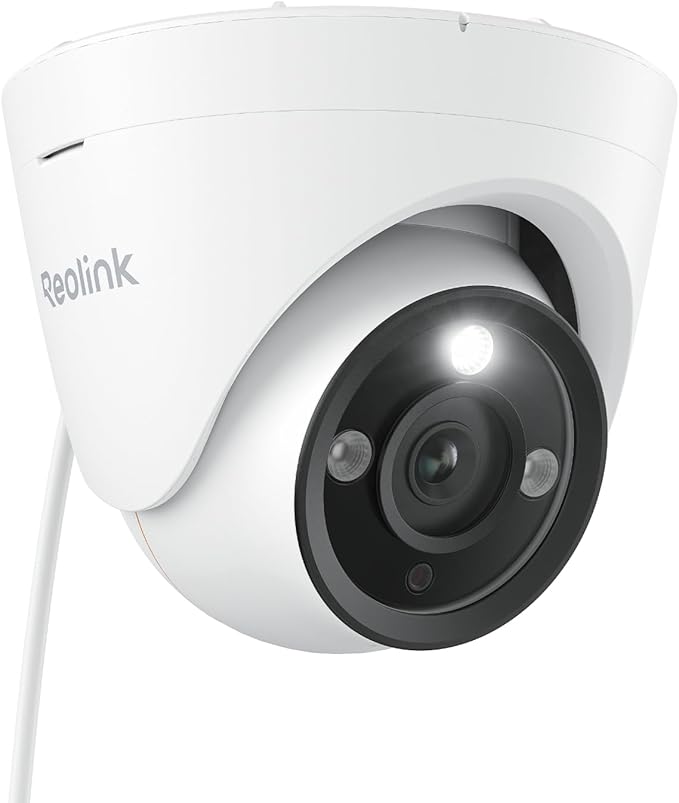 REOLINK 12MP PoE IP Camera Outdoor, 97° Wide Angle Dome Security Camera for Home Surveillance, Human/Vehicle/Pet Detection, 700lm Color Night Vision, 2 Way Talk, Up to 512GB microSD Card, RLC-1224A