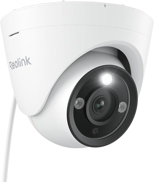 REOLINK 12MP PoE IP Camera Outdoor, 97° Wide Angle Dome Security Camera for Home Surveillance, Human/Vehicle/Pet Detection, 700lm Color Night Vision, 2 Way Talk, Up to 512GB microSD Card, RLC-1224A