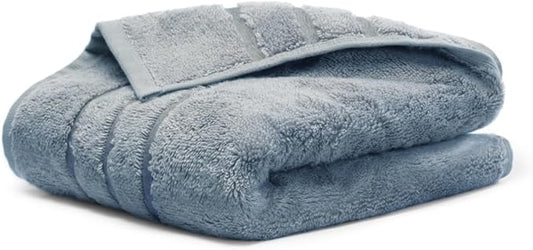 Cariloha Hand Towel | Blue Lagoon | 16"x24" | Turkish Cotton & Viscose Material Blend | Extra Smooth, Odor Resistant and Highly Absorbent