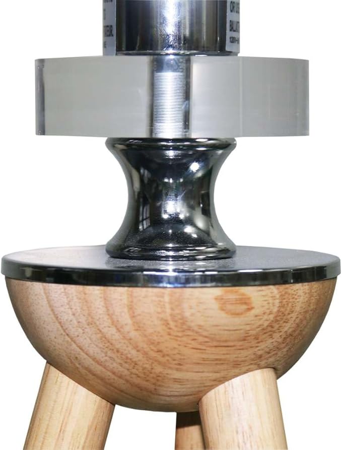 Floor Lamp with Off-White Fabric Lampshade, Nordic Standing lamp, Wood Tripod Floor Lamp for Living Room, Bedroom, Office, Study Room