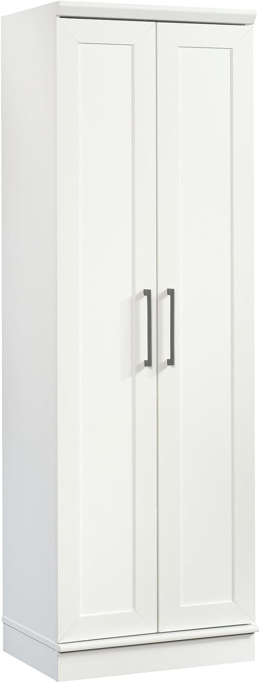 Sauder HomePlus Storage Cabinet/ Pantry cabinets, Soft White finish