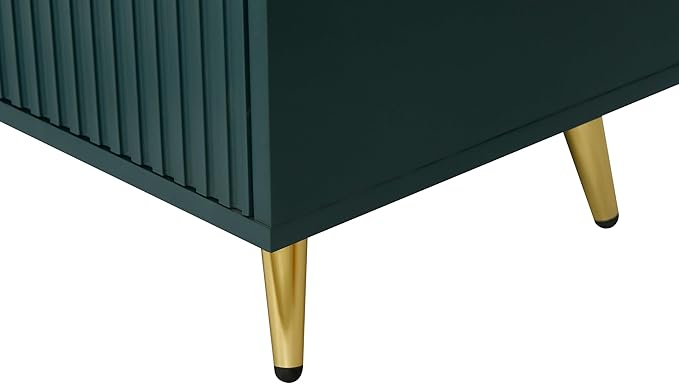 30 Inch Modern Console Table Sofa Table with 4 Doors and Metal Handles, Accent Buffet Sideboard Serving Storage Cabinet with Shelf for Living Room Kitchen