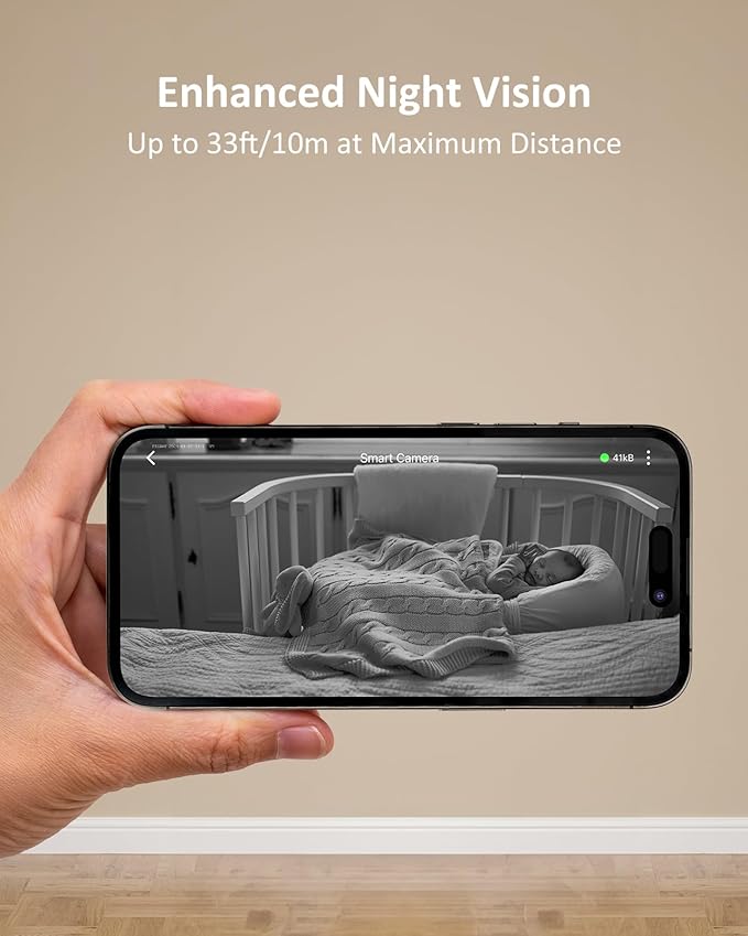 ANNKE 3.5K Pan-Tilt 360 Indoor Security Camera 2.4& 5GHz WiFi Cam, 6MP Pet/Dog/Baby Camera with Phone app,Two-Way Audio, Smart Human Detection, Works with Alexa,Night Vision,No Monthly Fee