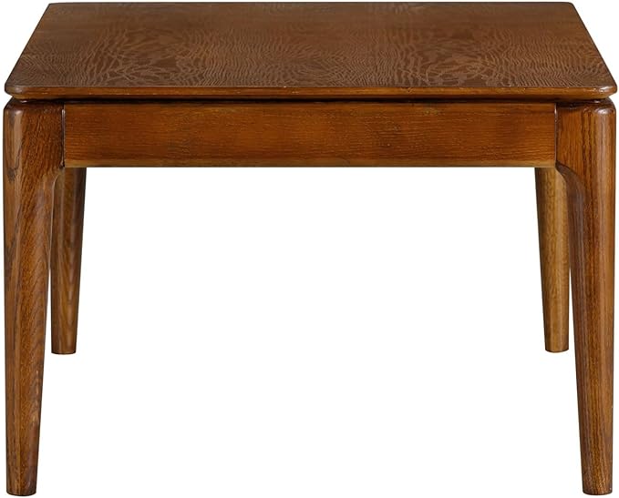 Mingle Modern Wooden Rectangle Coffee Table with Hidden Drawer – Waterproof & Heat Resistant, Dark Walnut