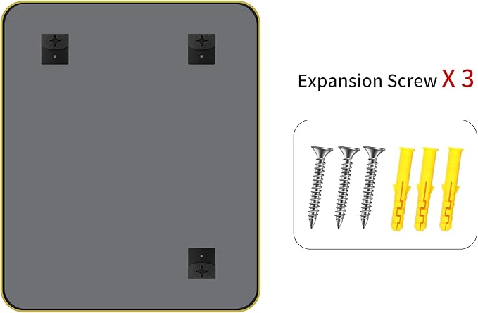 FORBATH 30x36 Inch Bathroom Mirror, Brushed Gold Deep Frame Wall Mirror with Rounded Corners, Anti-Rust Tempered Glass for Modern Farmhouse Vanity (Horizontal/Vertical Hanging)