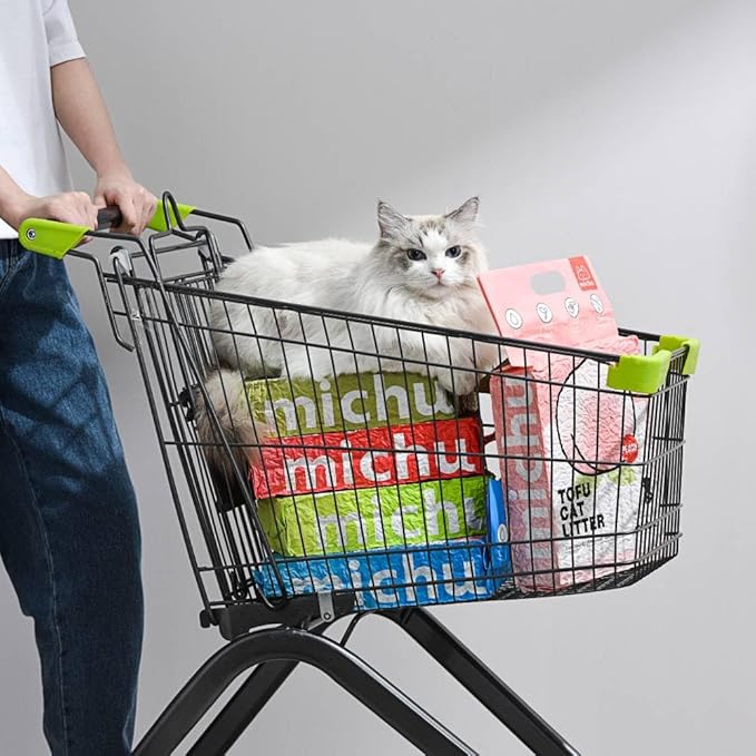 Tofu Cat Litter Natural Clumping Tofu Cat Litter, Fast Clumping and Easily Scoop-able 5.5lb/88oz 5 Scents - Watermelon, 3 Pack