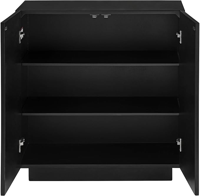 55 Downing Street Alia 31 1/2" Wide Black Console Table