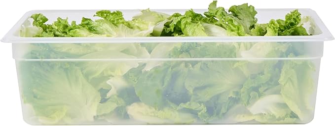 Restaurantware Food Storage Container 1 Pack of 20.7 x 12.6 x 5.9 Inches Plastic Stackable Storage Box White Reusable Label Container Dishwasher Safe For Restaurants And Kitchens