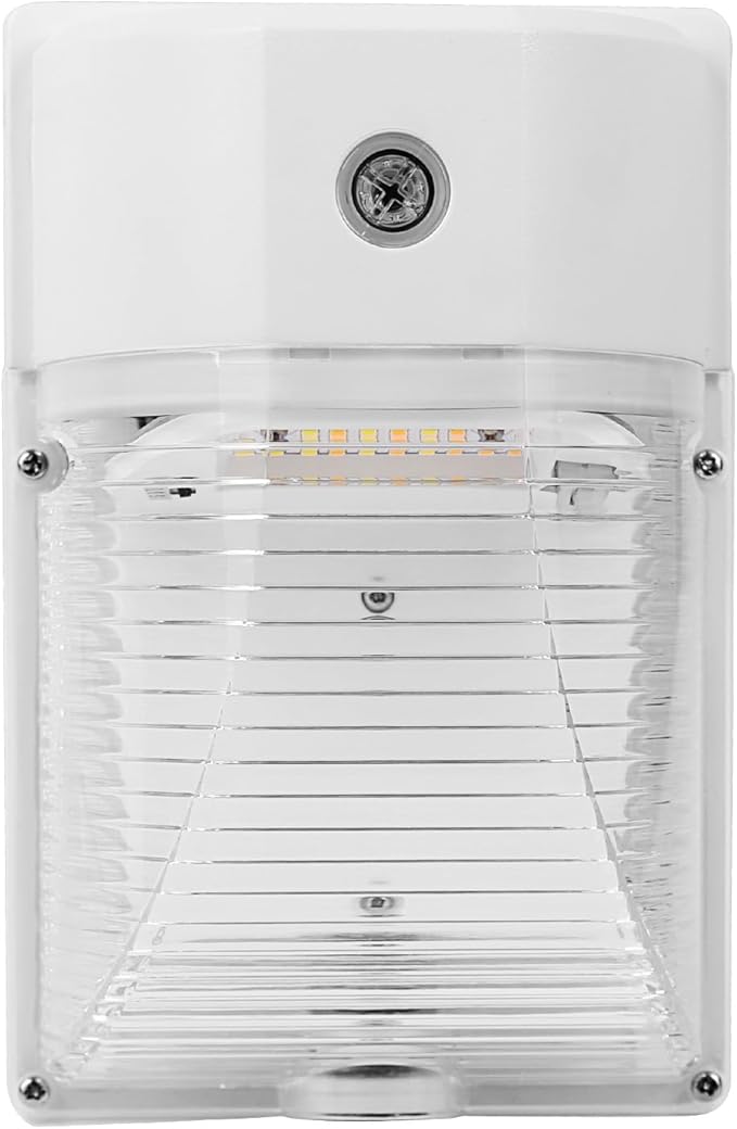 CINOTON 26W LED Wall Pack Light with Dusk to Dawn Sensor, 3CCT 3000K/4000K/5000K, 26W/18W/13W Switchable, [100-277Vac] IP65 Waterproof Outdoor Security Flood Lighting for Garage Warehouse 2 Pack