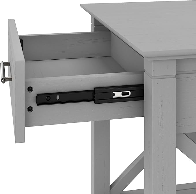 Bush Furniture Key West Coffee Table with Storage in Cape Cod Gray