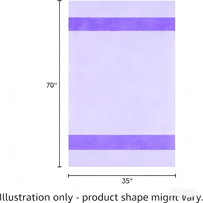 Microfiber Bath Towel 35x70in - Ultra Soft Quick Dry, Lightweight for Gym, Spa, Travel | Hotel Grade & Multi-Use| Single Pack