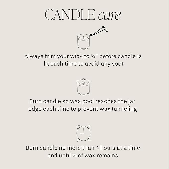 Sweet Water Decor Luxury Getaway Scented Candles - Soy Candles with Lemon, Cedarwood, Cinnamon, Vetiver, Amber & Musk Home Scent - Candle Wax with 50 Hours Burn Time - 11Oz Wood Lid White Jar Candles