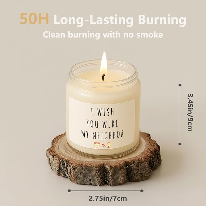 Gifts for Women, Birthday Gifts for Women, Unique Friendship House Warming Gift for Womens, Best Friend, Her, Sister, Bestie, Funny Lavender Scented Candles with Replaceable Stickers Gift Ideas