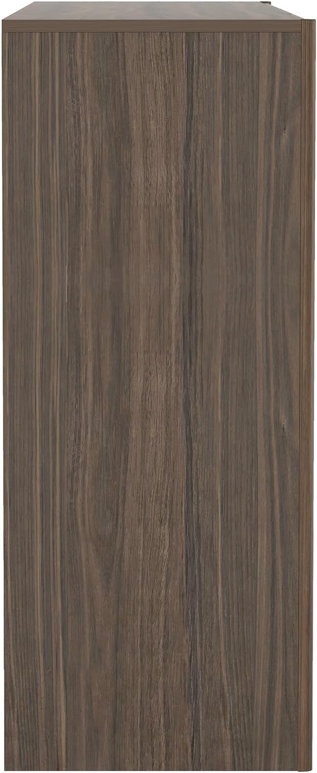 Manhattan Comfort Linda Modern Console Table with 3 Storage Drawers – 60" Narrow Entryway Stand for Living Room, Hallway, or Dining Room – Wood Grain Accent Furniture, Walnut Brown