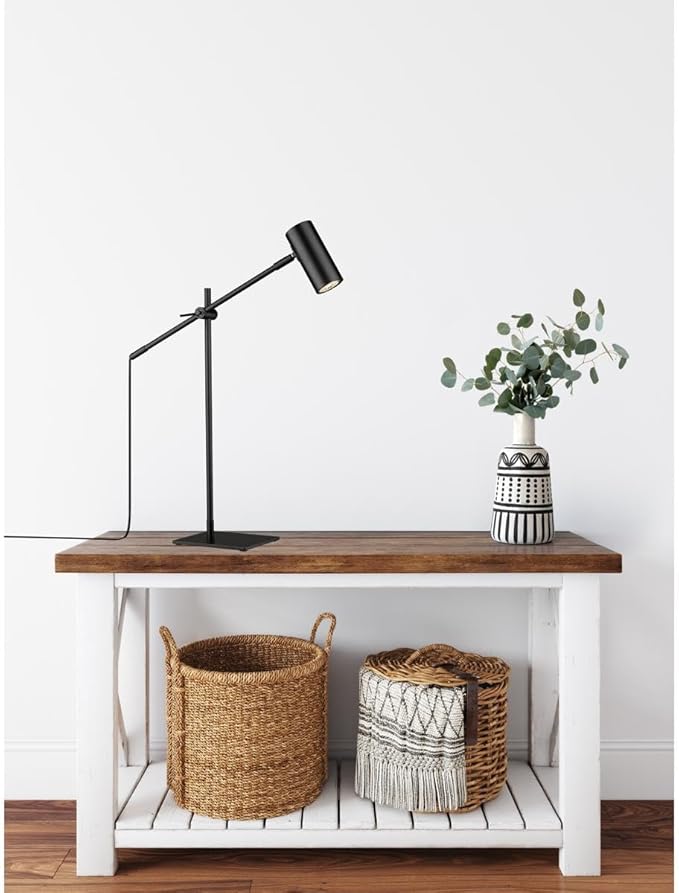 Z-Lite 814TL-MB Calumet Table Lamp, 1-Light 35 Watts, Matte Black