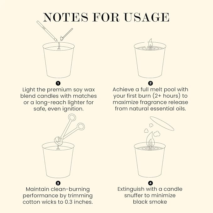 M&SENSE Natural Soy Candle| Bamboo Stream | 16.6 oz, 95H Burn | Minimalist Christmas Scented Candle for Relaxation, Gifting, Home Décor | for Bedroom, Office, Party Large