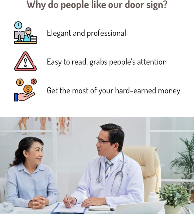 Do Not Disturb Door Hanger Sign, 2 Pack, Please Do Not Disturb Sign, Session In Progress