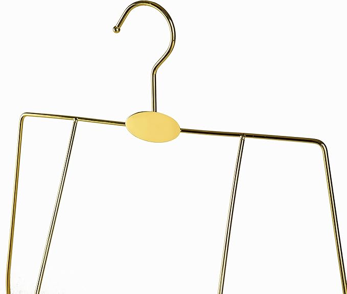 Gold Full Body Shape Metal Wire Swimwear Swimsuit Display Hangers for Dress，Bikini，Lingerie Hangers(10 Pack ，Gold)