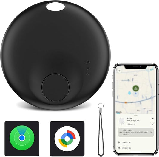 Air-Tag Item Finders with Apple Find My APP (Android Compatible) Air Tags Help You Track Your Keys, Wallet, Luggage, Backpack, Super Lightweight (1 PC)