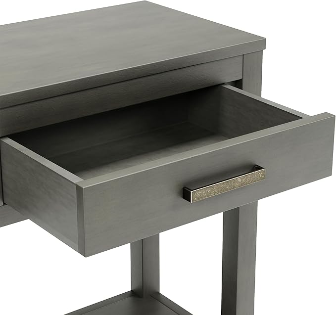 59" Console Table, Long Entryway Table with Storage, 3 Drawers Wood Console Table for Hallway Living Room, MDF Entryway Table Sofa Table Behind Couch, Modern Entry Table with Drawers