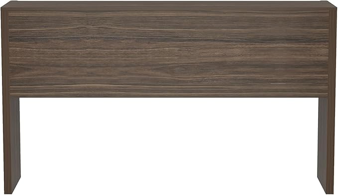 Manhattan Comfort Linda Modern Console Table with 3 Storage Drawers – 60" Narrow Entryway Stand for Living Room, Hallway, or Dining Room – Wood Grain Accent Furniture, Walnut Brown