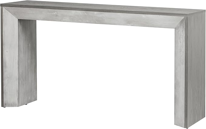 Modern Entryway Console Table 59-Inch Long Entry Sofa Table Accent Furniture for Living Room Hallway, Easy Assembly, Gray