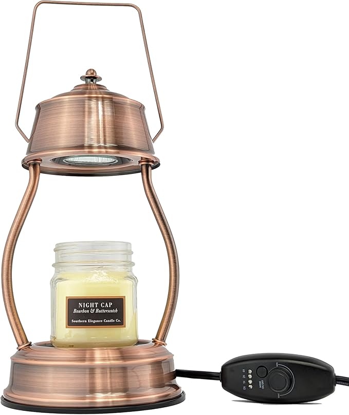 Our Copper Candle Warmer Lamp for Top-Down Scented Jar Candle Melting Will Compliment Your Home Decor. Add to Your Room Decor Aesthetic, Bedroom Decor, Living Room Decor. Gifts for Mom & Friends.