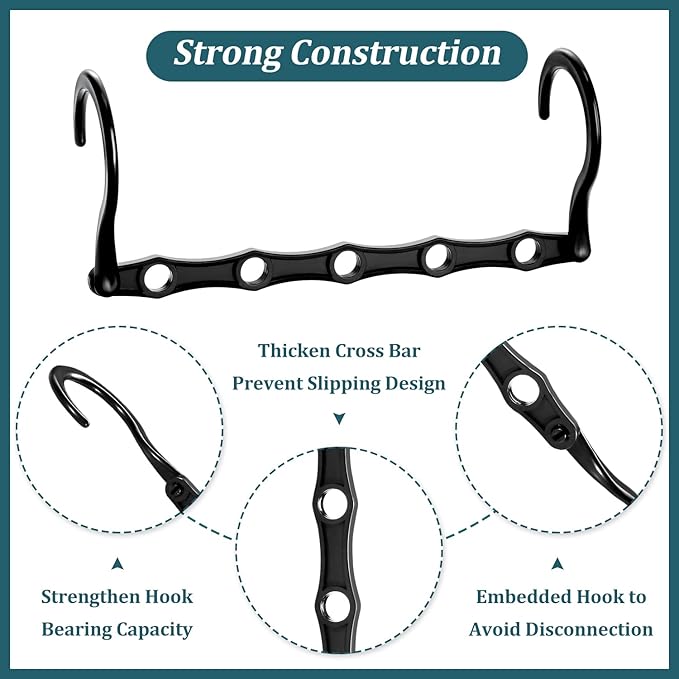 AMKUFO Closet Organizers and Storage 20 Pack Hanger Organizer Magic Hangers Space Saving Hanging Plastic for Heavy Clothes, Dorm Room Bedroom Home RV Car Camper Organization Essentials