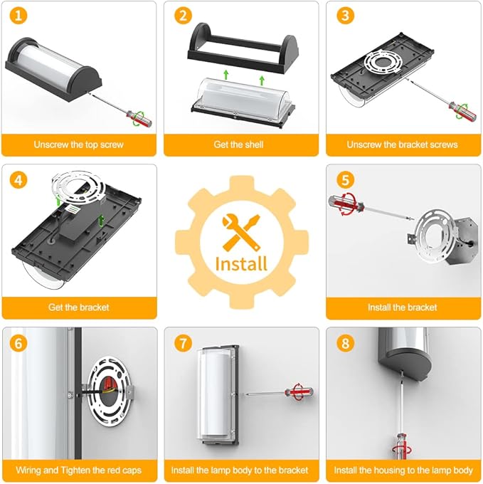 Sytmhoe Modern Exterior Wall Lights, 2Packs 3000k Outdoor Light Fixtures,LED Wall Mounted Lamps,Matte Black Porch&Patio Light for House,IP65 Waterproof for Garage Hallway Stairs Gardens(2packs)